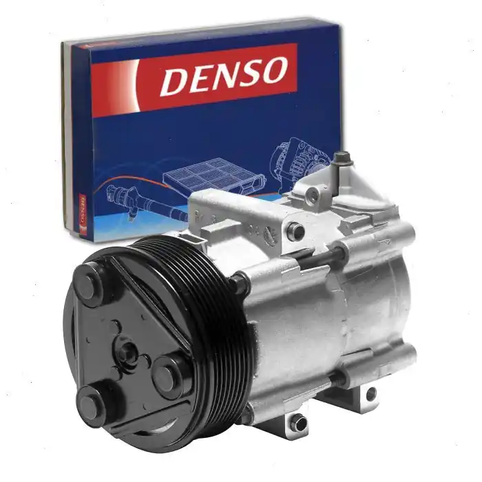 1999-2007 Ford F-350 Super Duty 5.4L 6.0L 6.8L V10 V8 DENSO AC Compressor & Clutch - Heating Air Best Choice