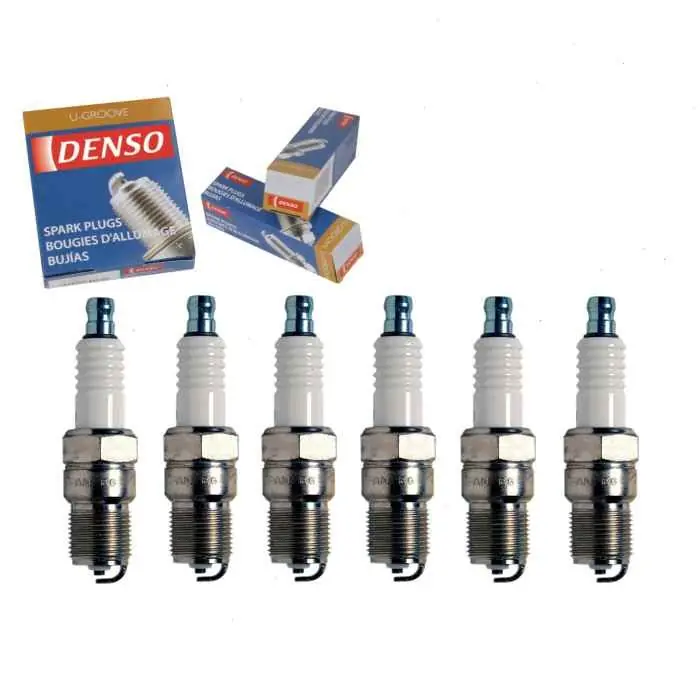 Handmade 1987-1991 Pontiac 6000 2.8L 3.1L V6 6 pc DENSO Standard U-Groove Spark Plugs - Ignition Secondary