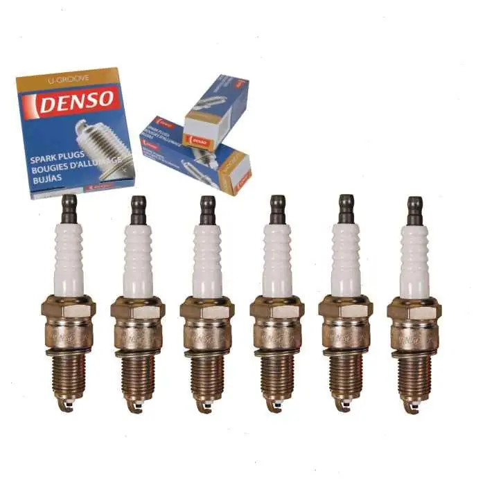 Last Chance 1969-1971 International MA1200 3.8L L6 6 pc DENSO Standard U-Groove Spark Plugs - Ignition