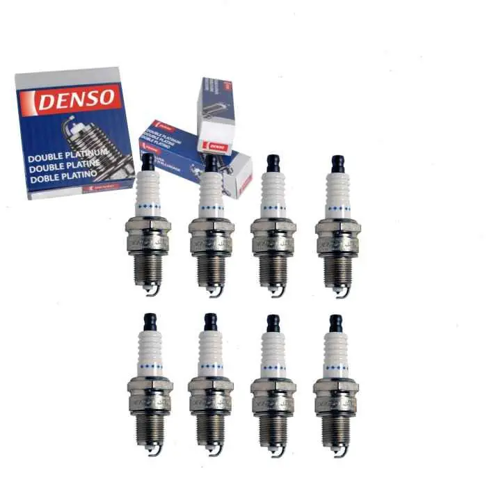 Free Returns 1969-1973 GMC C25 C2500 Suburban 5.0L V8 8 pc DENSO Double Platinum Spark Plugs - Ignition Wire