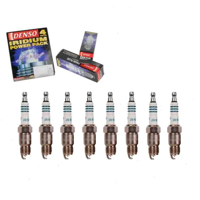 1987-1989 GMC R3500 5.7L 7.4L V8 8 pc DENSO Iridium Power Spark Plugs - Ignition Secondary Original