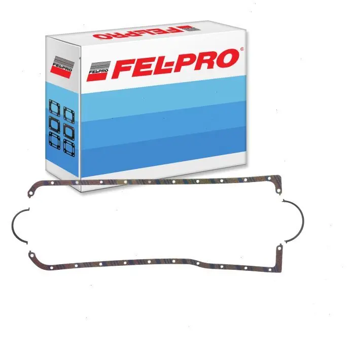 Budget 1966-1974 Ford Bronco 2.8L 3.3L L6 Fel-Pro Oil Pan Gasket Set - Engine - Gaskets Sealing