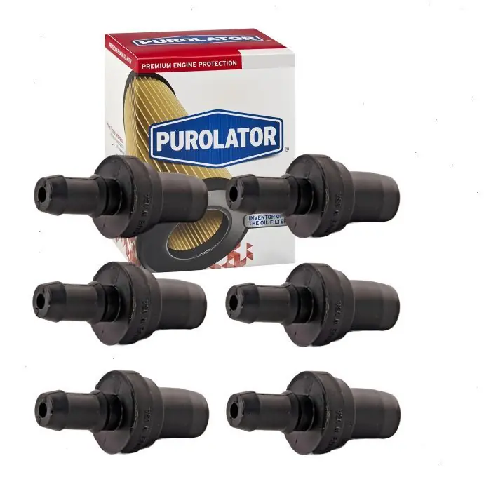6 pc Purolator PV1053 PCV Valves for 18117-52G00 18118-58B00 6-1079 96068664 FV379 HV172 P1053 PC259 V1053 V281 Emission Control Crankcase Ventilation System Money Back Guarantee