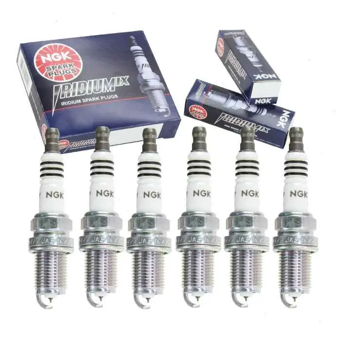 Today Only 1990-1992 Infiniti M30 3.0L V6 6 pc NGK Iridium IX Spark Plugs - Ignition Wire Secondary