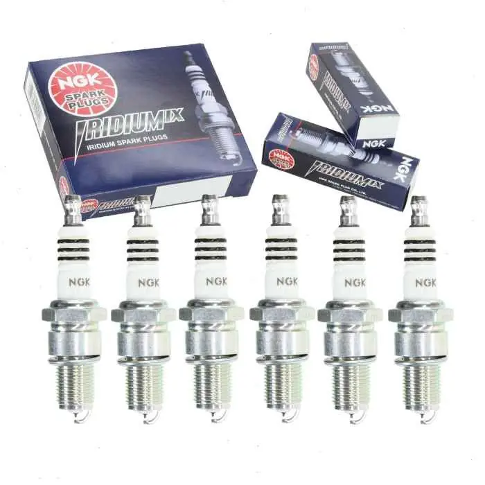 Top Rated 1966-1969 Mercedes-Benz 230 2.3L L6 6 pc NGK Iridium IX Spark Plugs - Ignition Wire Secondary
