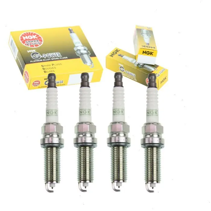 Premium 2014-2015 Nissan Rogue Select 2.5L L4 4 pc NGK G-Power Spark Plugs - Ignition Wire Secondary