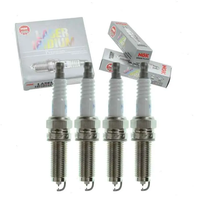 Flash Sale 4 pc NGK Laser Iridium 90074 (DILZKR7A11DS) Spark Plugs for 12290-RN0-A01 Ignition Wire Secondary