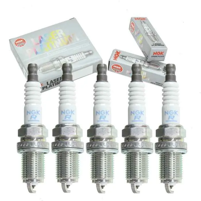 1992-1994 Acura Vigor 2.5L L5 5 pc NGK Laser Platinum Spark Plugs - Ignition Wire Secondary Get Yours