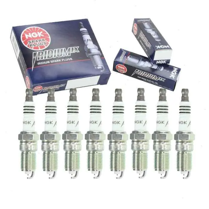 Modern 1993-1998 Lincoln Mark VIII 4.6L V8 8 pc NGK Iridium IX Spark Plugs - Ignition Wire Secondary