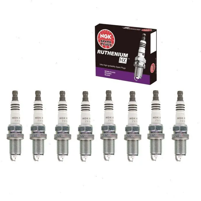 One Day Deal 2000-2002 Rolls-Royce Corniche 6.8L V8 8 pc NGK Ruthenium HX Spark Plugs - Ignition Wire Secondary