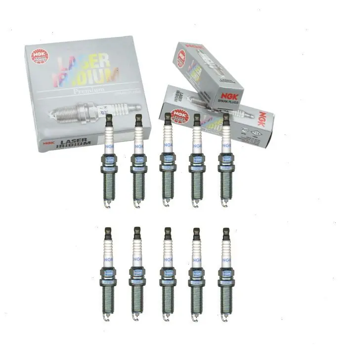 10 pc NGK Laser Iridium 90174 (DF8H-11B) Spark Plugs for Ignition Wire Secondary High Quality