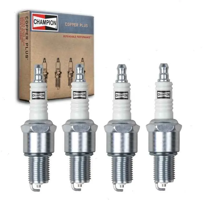 Editor’s Pick 1979-1982 Dodge D50 2.6L L4 4 pc Champion Copper Plus Spark Plugs - Ignition Secondary