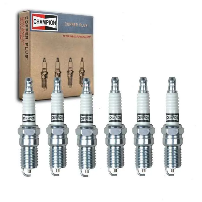 1996-2014 GMC Savana 1500 4.3L V6 6 pc Champion Copper Plus Spark Plugs - Ignition Secondary No Minimum Order