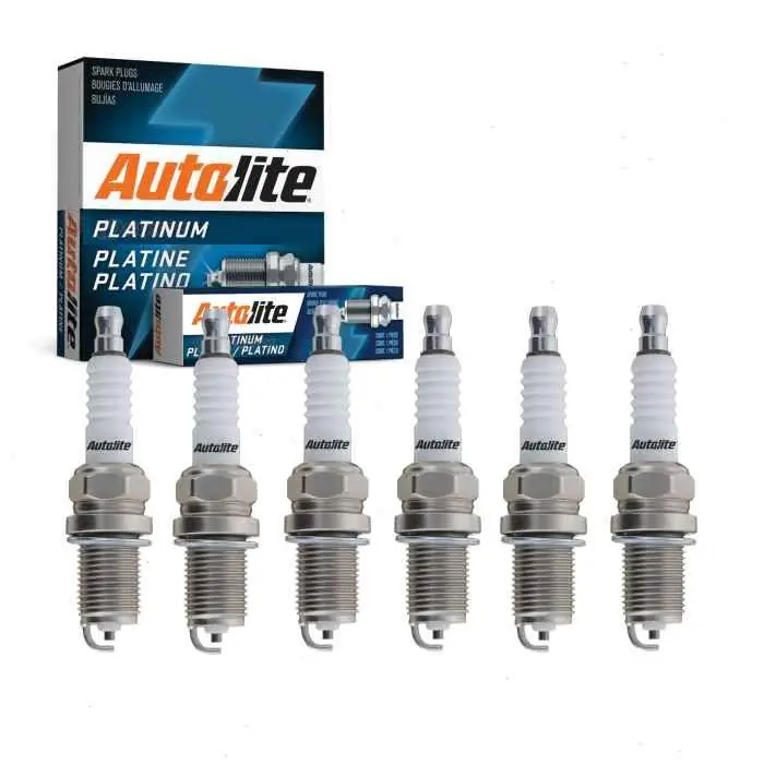 1997 Mercedes-Benz E320 3.2L L6 6 pc Autolite Platinum Spark Plugs - Ignition Wire Secondary Best Choice