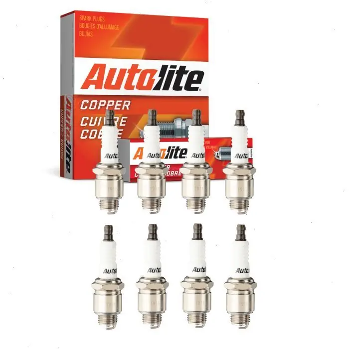 Place Order 1952-1954 Allard Monte Carlo 5.4L V8 8 pc Autolite Copper Core Spark Plugs - Ignition Wire