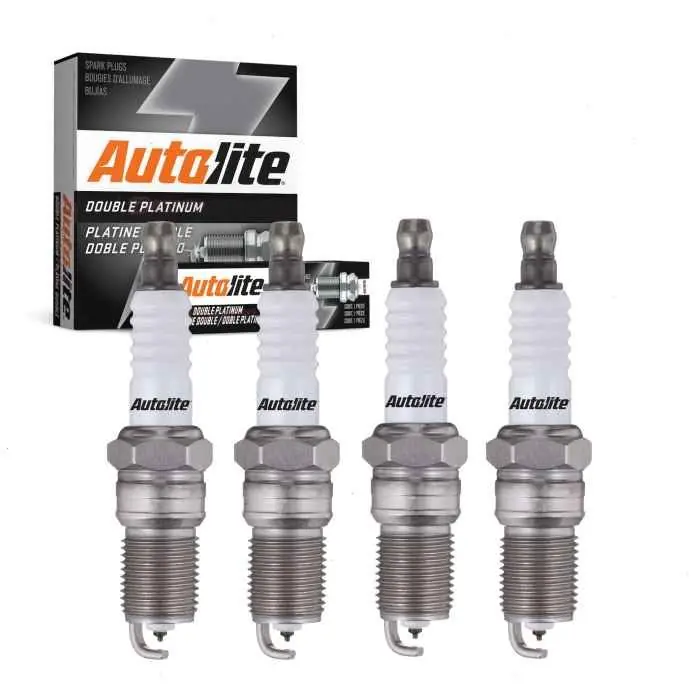 Affordable 1976 Chevrolet Vega 2.0L L4 4 pc Autolite Double Platinum Spark Plugs - Ignition Wire Secondary