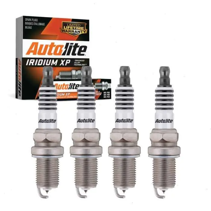 Handmade 1995-1998 Toyota Tercel 4 pc Autolite Iridium XP Spark Plugs - Ignition Wire Secondary