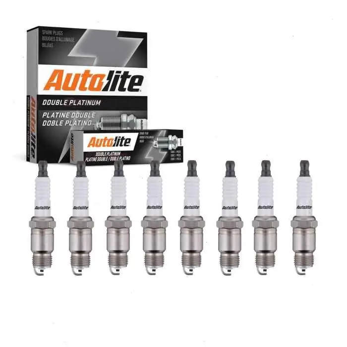 Hot Picks 1971 Chevrolet C10 Pickup 5.0L 5.7L V8 8 pc Autolite Double Platinum Spark Plugs - Ignition Wire