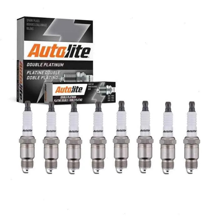 Secure Checkout 1976-1977 Mercury Comet 5.0L V8 8 pc Autolite Double Platinum Spark Plugs - Ignition Wire Secondary