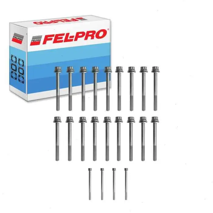 2007-2011 Chevrolet Silverado 3500 HD 6.6L V8 Fel-Pro Engine Cylinder Head Bolt Set - Block Secure Checkout