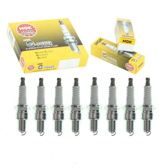 1981-1992 Dodge W350 5.2L 5.9L V8 8 pc NGK G-Power Spark Plugs - Ignition Wire Secondary Clearance