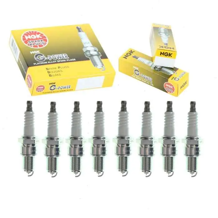 1965-1978 Plymouth Fury 4.5L 5.2L 5.9L V8 8 pc NGK G-Power Spark Plugs - Ignition Wire Secondary High Quality