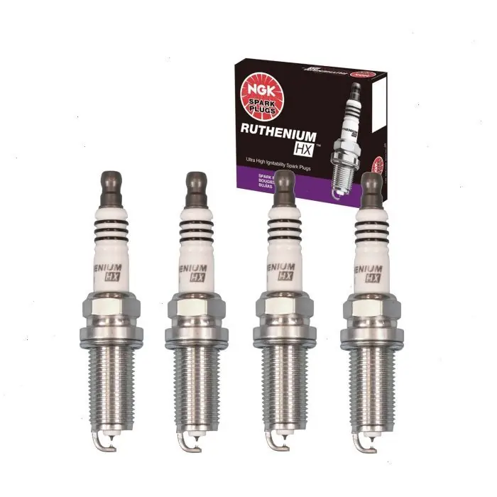2011-2016 Scion tC 2.5L L4 4 pc NGK Ruthenium HX Spark Plugs - Ignition Wire Secondary Best Seller