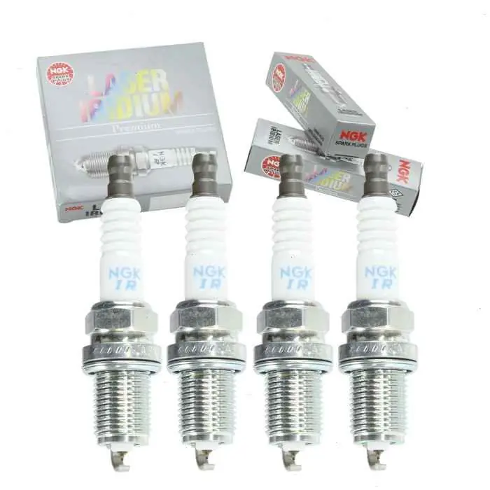 1997-2001 Toyota Camry 2.2L L4 4 pc NGK Laser Iridium Spark Plugs - Ignition Wire Secondary Professional Grade