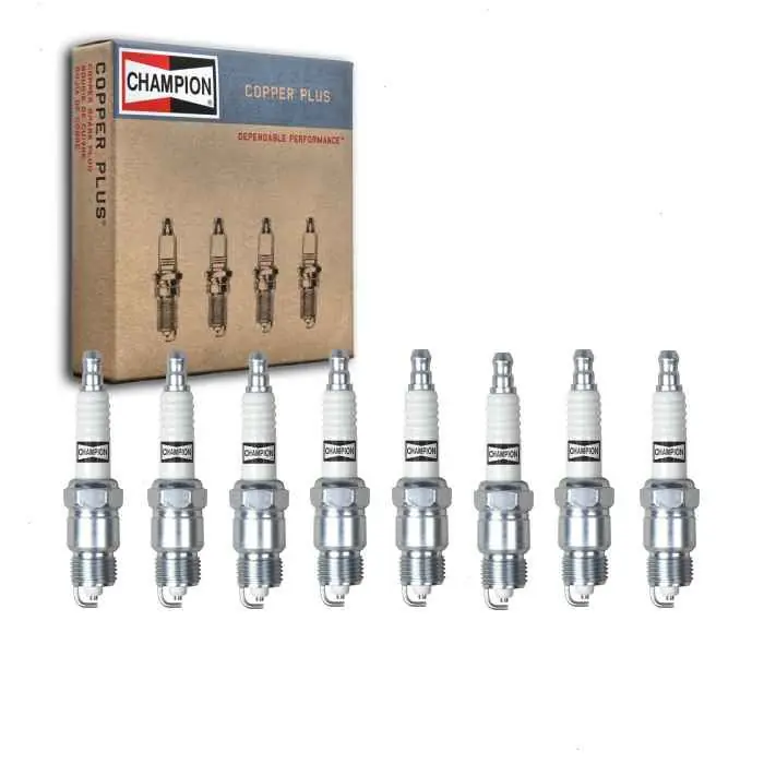 1973-1982 Ford F-100 4.2L 5.0L 6.6L 7.5L V8 8 pc Champion Copper Plus Spark Plugs - Ignition Buy Online