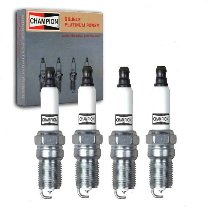 1983-1984 Mercury Marquis 2.3L L4 4 pc Champion Double Platinum Spark Plugs - Ignition Secondary Instant Buy