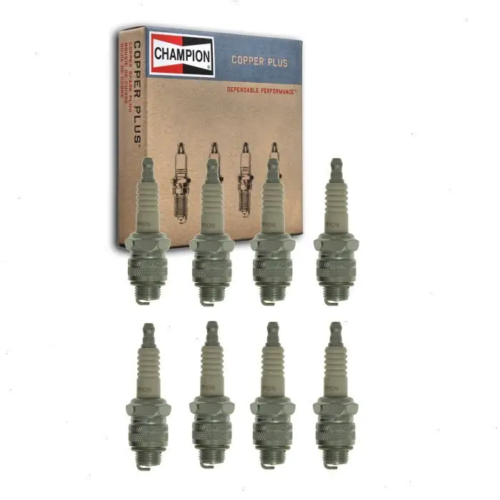 1934 Packard Model 1105 8 pc Champion Copper Plus Spark Plugs - Ignition Wire Secondary Flash Sale