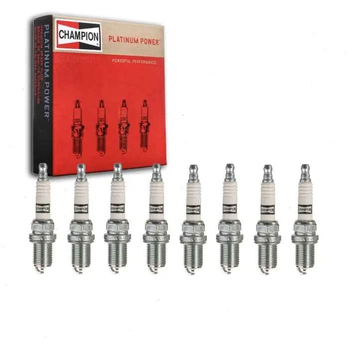 Popular 2006-2009 Land Rover Range Rover Sport 4.2L 4.4L V8 8 pc Champion Platinum Spark Plugs - Ignition