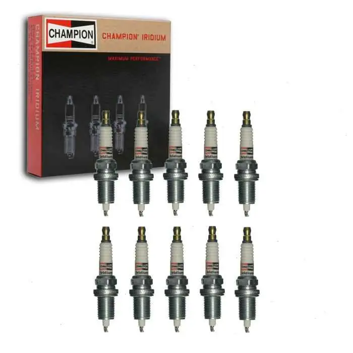 10 pc Champion Iridium 9203 (RC12WLPB4) Spark Plugs for RC12WLPB4 Ignition Wire Secondary Top Rated