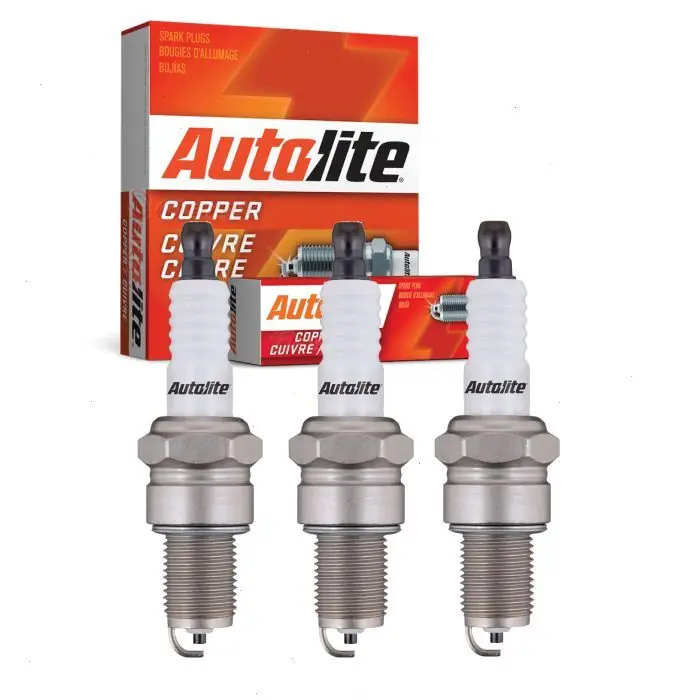 1985-1988 Suzuki Forsa 3 pc Autolite Copper Core Spark Plugs - Ignition Wire Secondary Bulk Order