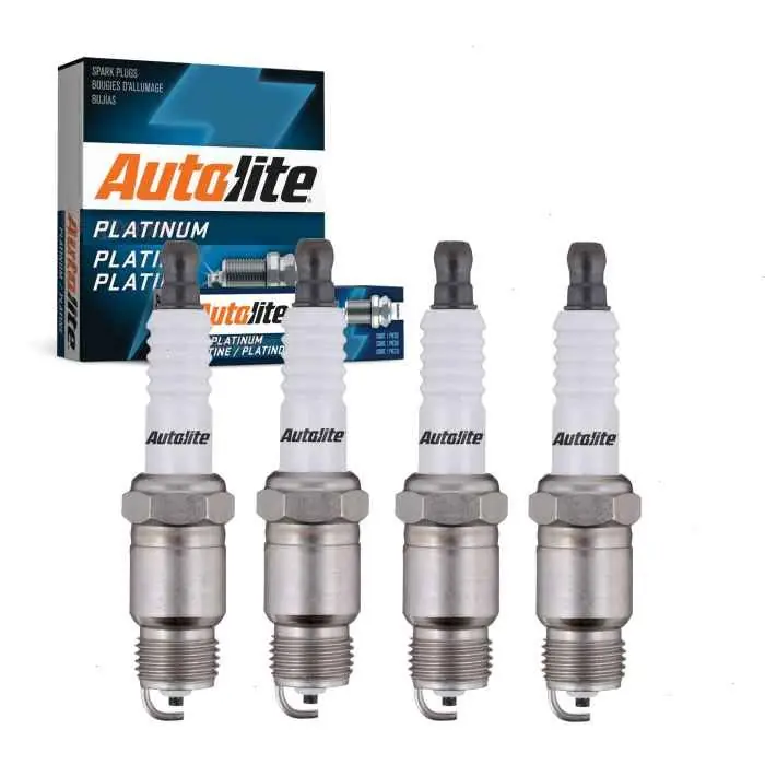 1985-1990 Chevrolet Astro 2.5L L4 4 pc Autolite Platinum Spark Plugs - Ignition Wire Secondary Original