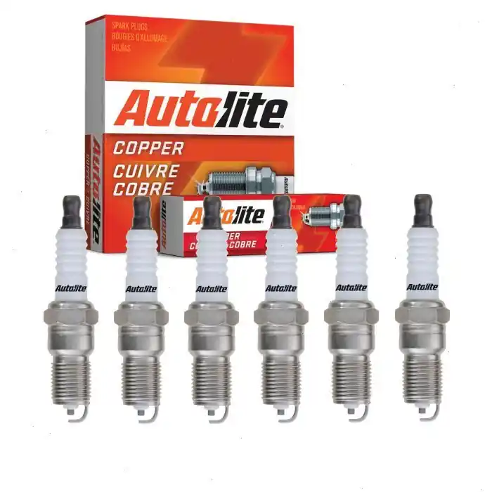 2006-2007 Buick Terraza 3.9L V6 6 pc Autolite Copper Core Spark Plugs - Ignition Wire Secondary Clearance