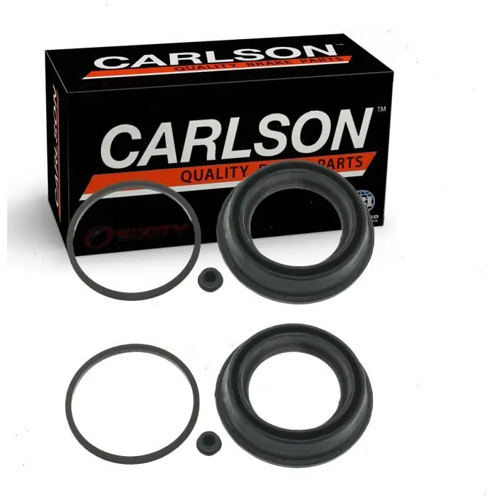 2006-2013 Audi A3 2 pc Carlson Brake Caliper Repair Kit Front - Disc Pad Service Hardware - Kits Warranty Included