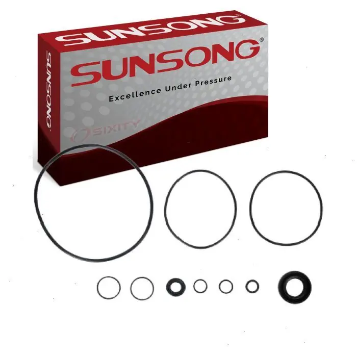 1969-1974 Dodge W100 Pickup Sunsong Power Steering Pump Seal Kit - Drive Fluid - Gaskets Sealing Weekend Sale