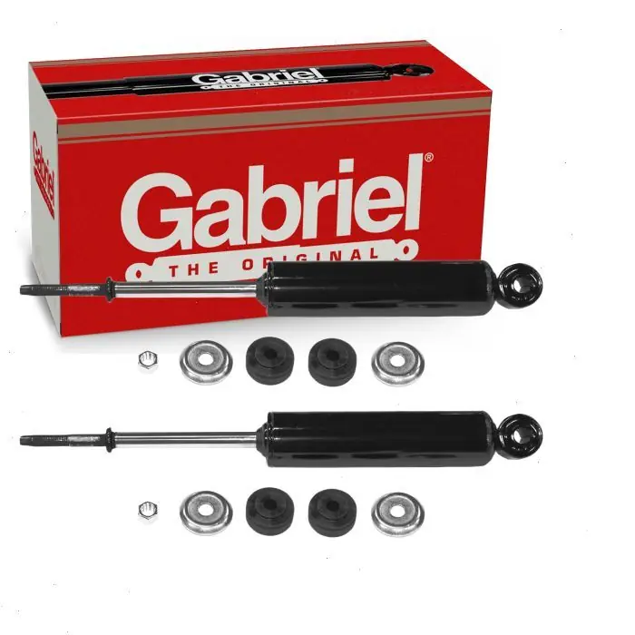 1957-1958 Plymouth Plaza 2 pc Gabriel Classic Shock Absorbers Front - Spring Strut Steering - Big Sale