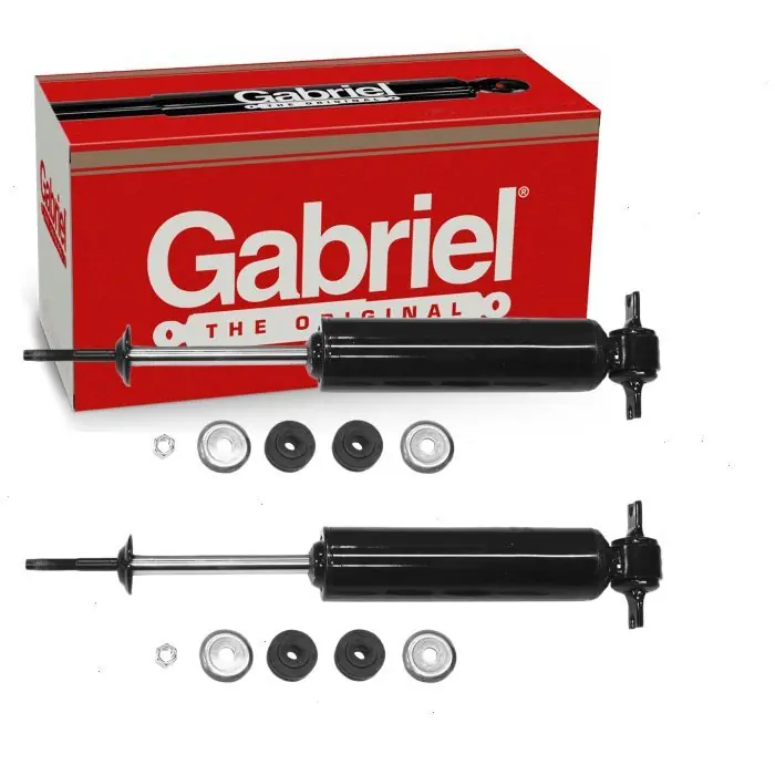 1974-1980 Dodge CB300 2 pc Gabriel Commercial Duty Shock Absorbers Front - Spring Strut Steering - Modern