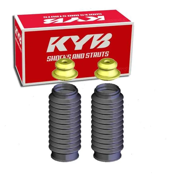 1995-2005 Hyundai Accent 1.5L 1.6L L4 2 pc KYB Suspension Strut Bellowss Front - Shocks Struts Warranty Included