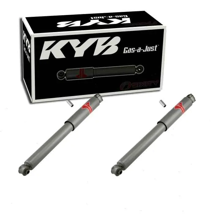 1981-1994 Dodge B250 2 pc KYB Gas-a-Just Shock Absorbers Rear - Spring Strut Steering - Suspension Authentic