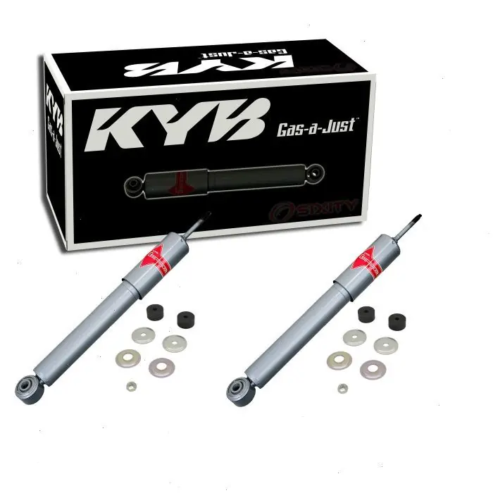 Save Now 2007 GMC Sierra 3500 Classic 2 pc KYB Gas-a-Just Shock Absorbers Front - Spring Strut Steering -
