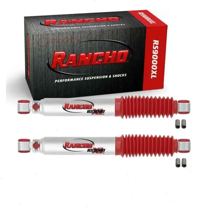 Limited Edition 1981-1985 Jeep Scrambler 2 pc Rancho RS9000XL Shock Absorbers Rear - Spring Strut Steering -