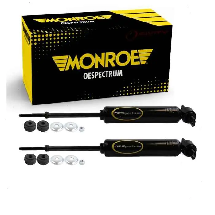 1970-1980 Lincoln Continental 2 pc Monroe OESpectrum Shock Absorbers Front - Spring Strut Steering Fast Shipping