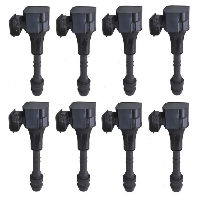Genuine 8 pc Hitachi Astemo IGC0006 Ignition Coils for 22433-8J115 22433-8J11C 22448-8J100 22448-8J110 22448-8J111 22448-8J115 22448-8J11C 33400-82Z10 48845 5028 C-609 C1406 C609M6