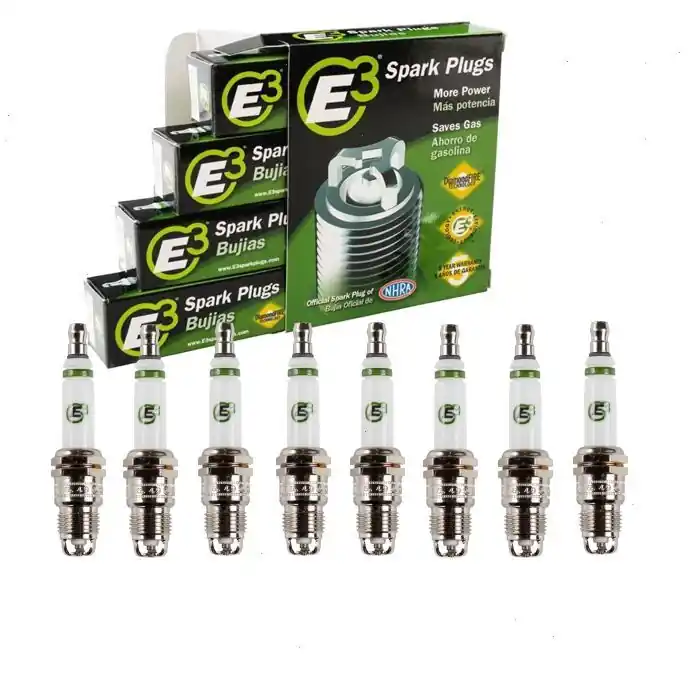 1987 Chevrolet V10 Suburban 5.7L V8 8 pc E3 Spark Plugs - Ignition Wire Secondary Low Price