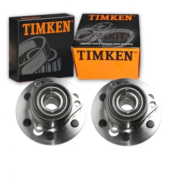Certified 1988-1994 GMC K2500 2 pc Timken Wheel Bearing Hub Assemblys Front - Driveline Axle - Axles Hubs