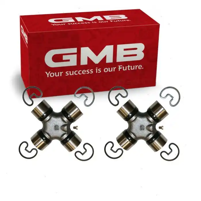 Time-Limited 1967-1974 GMC K15 K1500 Pickup 2 pc GMB Universal Joints Front Shaft Rear Center - Driveline Axles